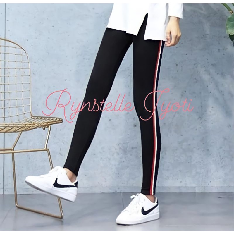 Legging Strip Panjang Dewasa By Rynstelle