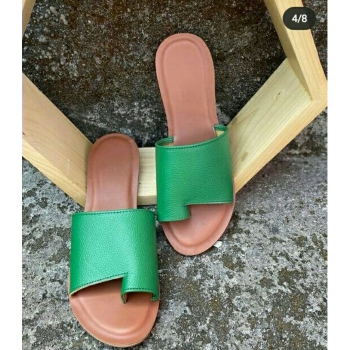 Sandal kulit wanita - Sandal kulit sapi asli - papirut