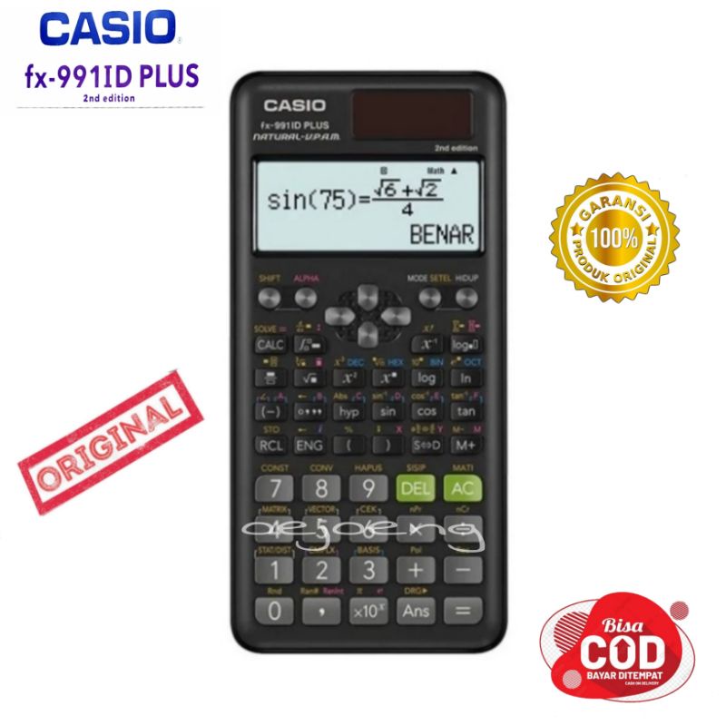 CASIO FX-99IES PLUS - Kalkulator Sekolah Scientific Kalkulator ORIGINAL GARANSI RESMI