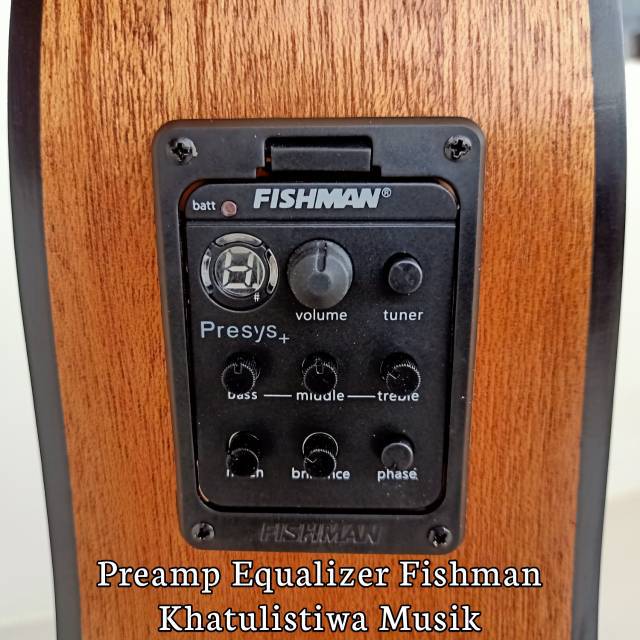 Pream Equalizer Fishman Digital Tuner Import