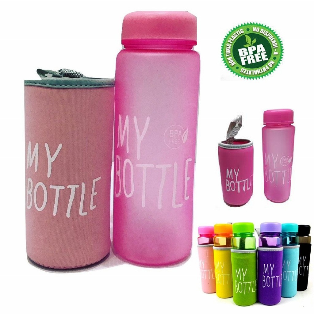 My Bottle Warna Transparan Pouch Sarung Busa