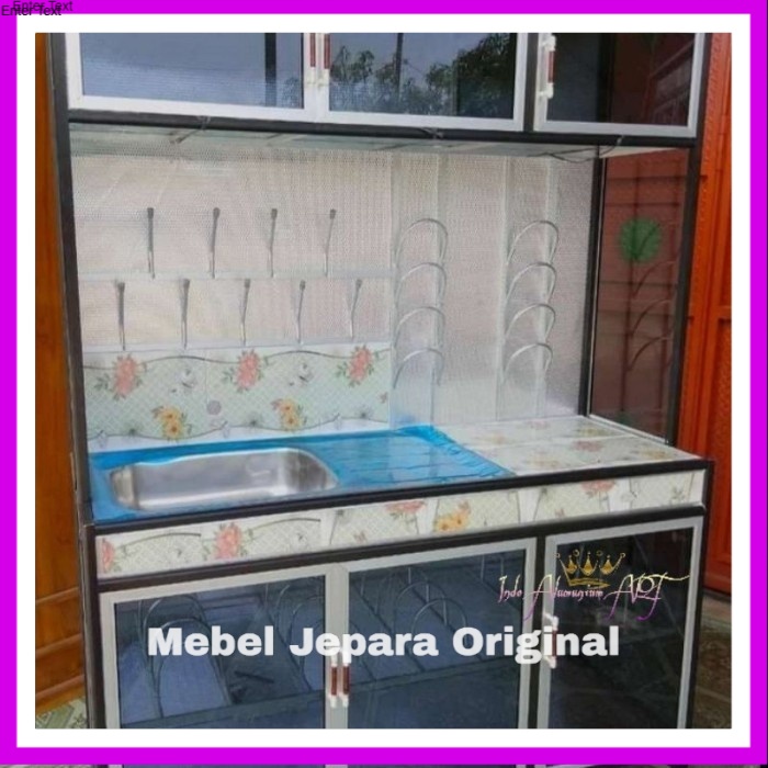 Wastafel Portable / Kitchen Set Dapur Sehat Bahan Aluminium