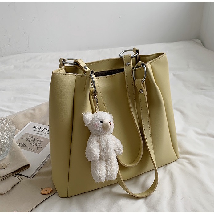 JK 887 TAS TOTE BAG JALAN KERJA FREE BONEKA FASHION IMPORT Z4560 T3021 P9036