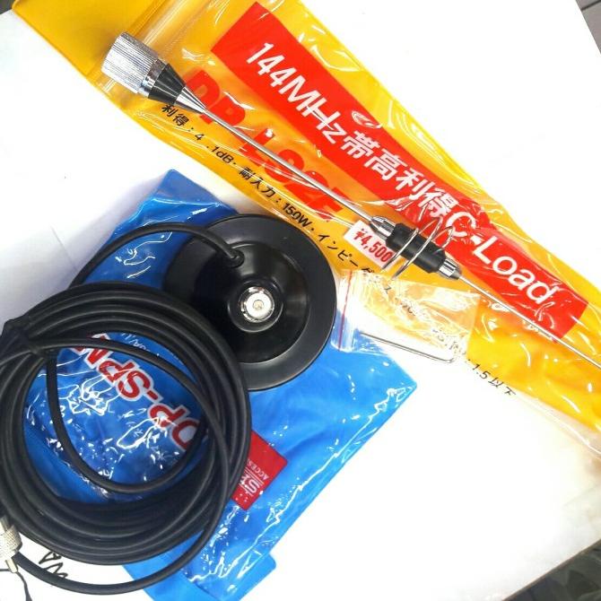 Paket Antena Rig Mobil(Breket Magnet & Antena)