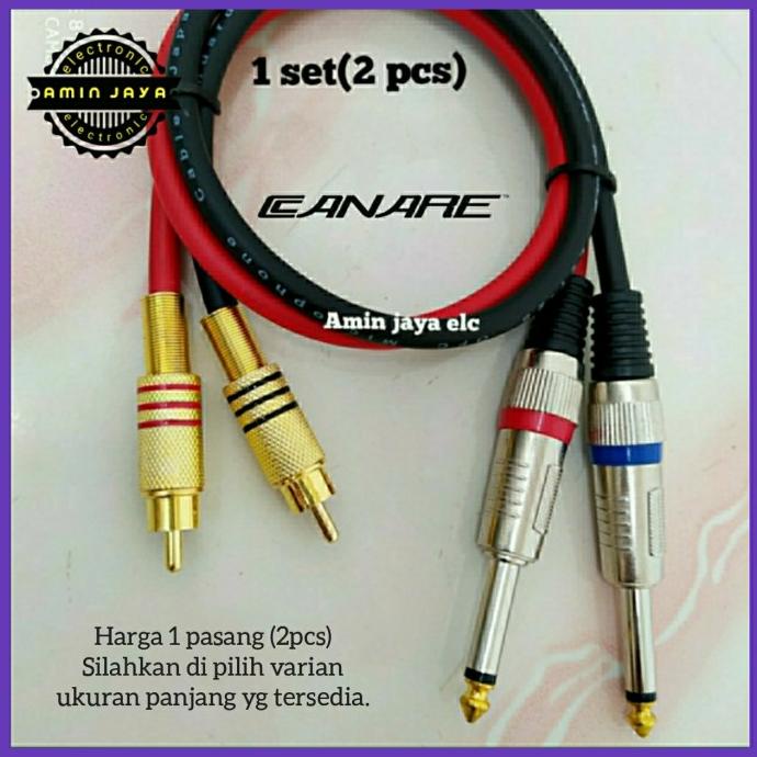 Jack Rca To Jack Akai Kabel Canare 2 Meter Termurah
