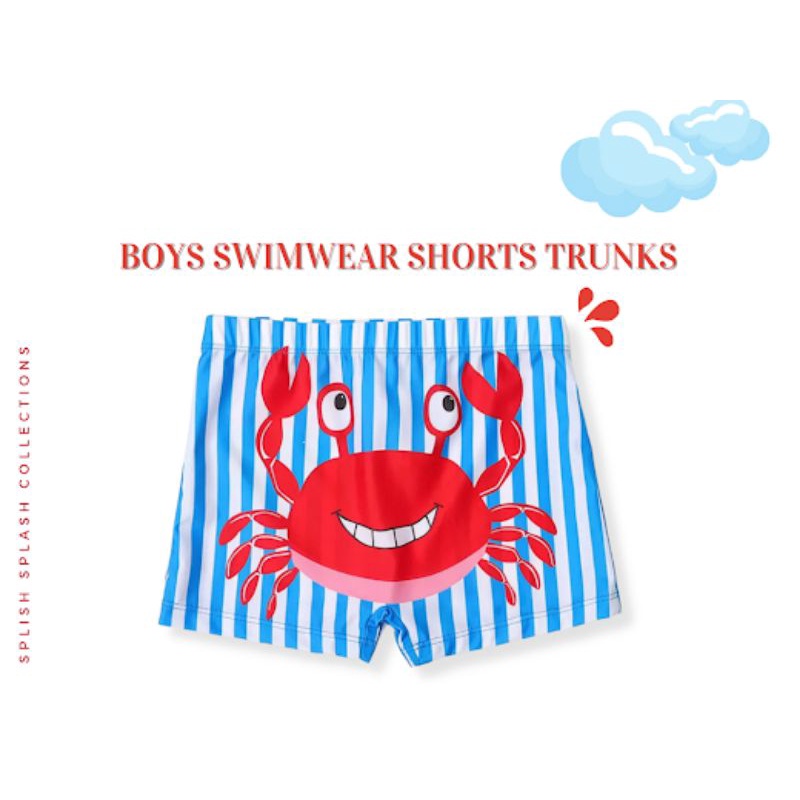 Celana Renang DINO-CRAB Anak Laki / Boy Swim Wear Short Trunks