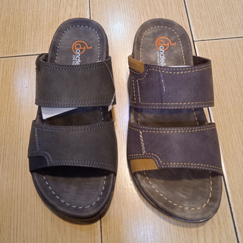 ISM - Sandal Flat Pria Donatello/NS.81072 - Sandal Slide Pria Simple