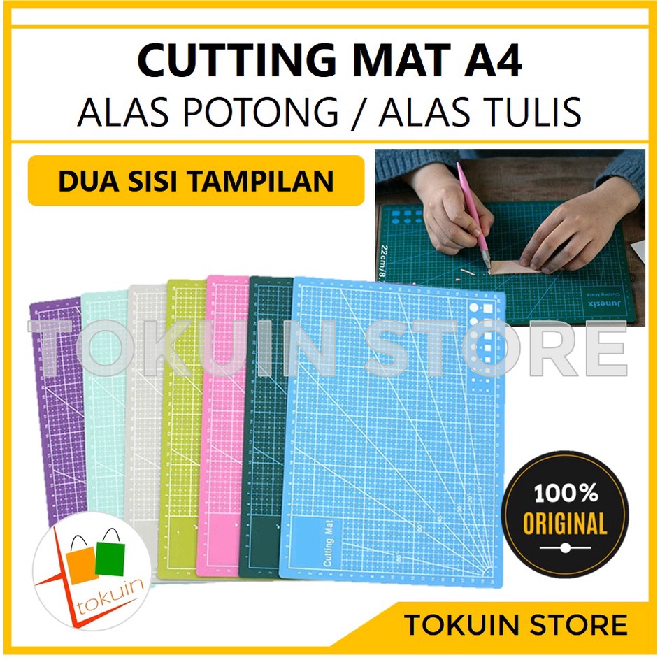 

Work Cutting Mat A4 Alas Potong Kertas Cutter Desktop Pad Matt A4 PVC