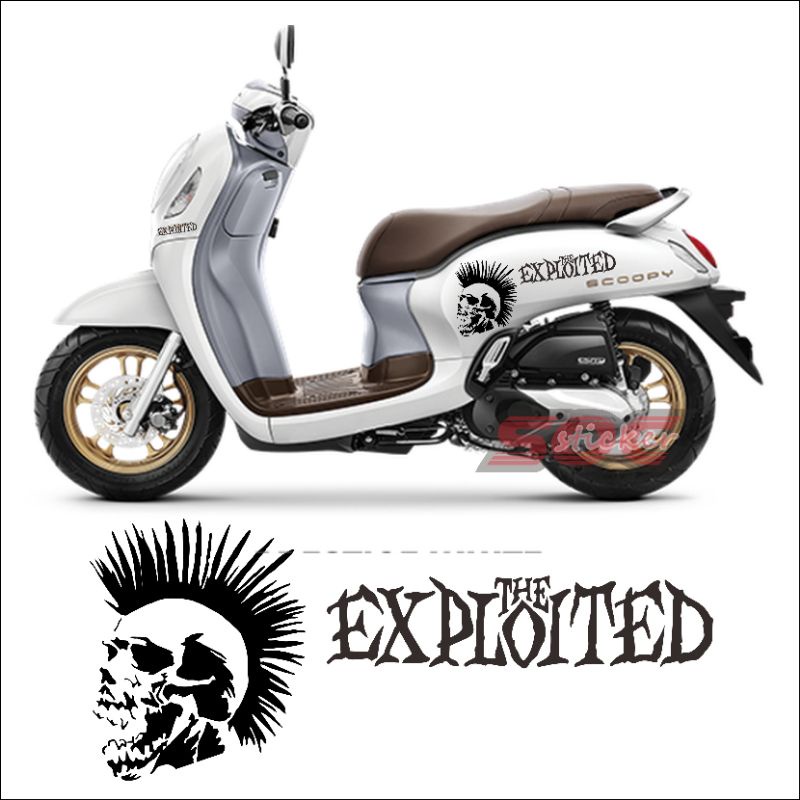 Stiker Scoopy 2019 2022 Stiping Cutting Genio Vespa