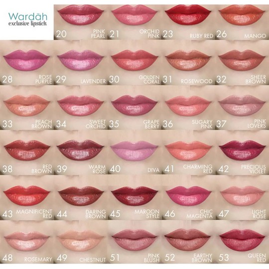 ⭐ BAGUS ⭐ WARDAH EXCLUSIVE MATTE &amp; MOIST LIPSTICK |