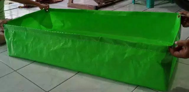 Terpal Kolam Ikan Kotak Ukuran (100×50×25) 100% Original Type A5 Korea