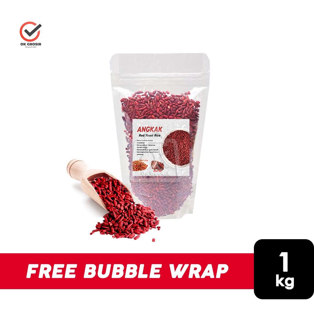 

Angkak Asli / Angkak Merah / Red Yeast Rice / Bumbu Char Siu / Beras Merah Fermentasi (1 kg)