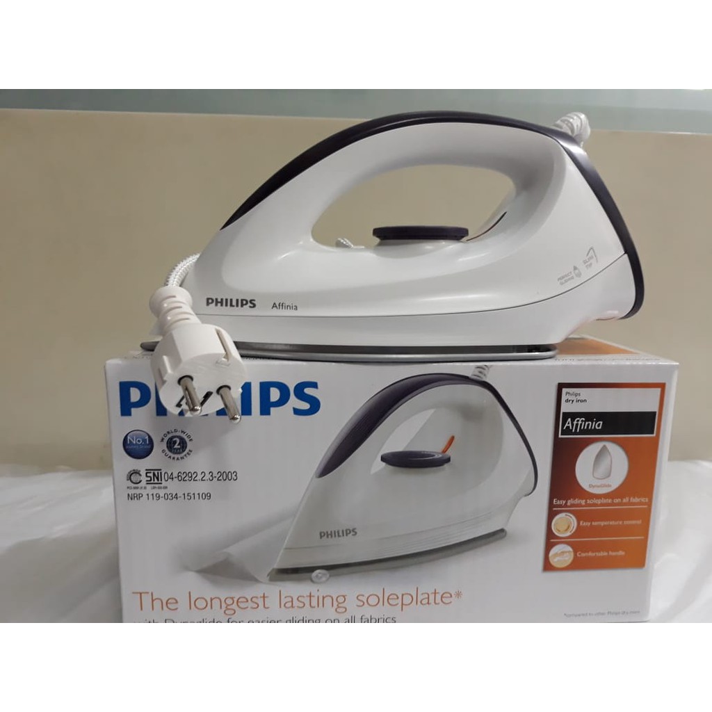 SETRIKA PHILIPS AFFINIA GC-160 DRY IRON (VERSI BARU DARI SETRIKA HI115)