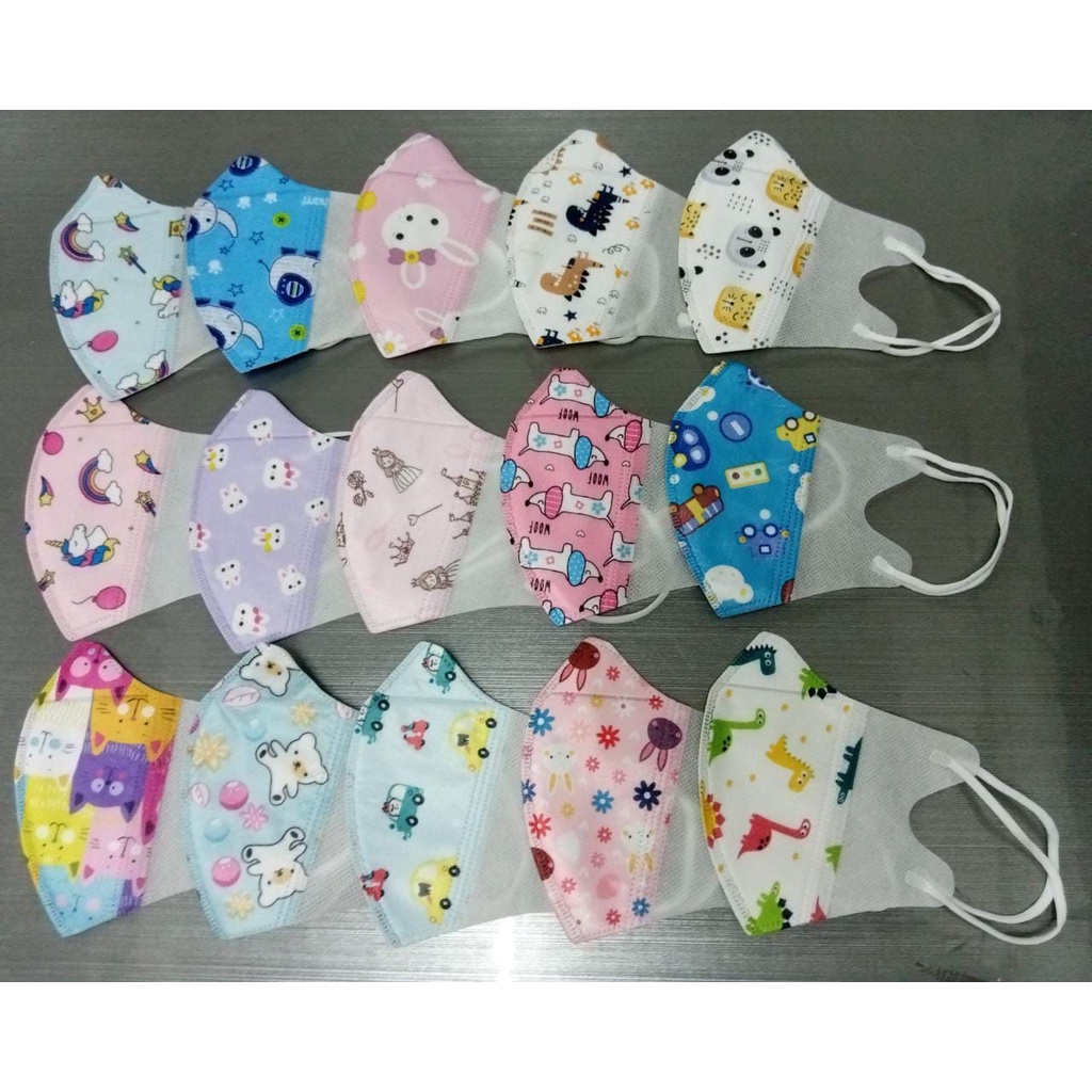 Masker Duckbill Anak Karakter BT21 3 Ply Aksesoris Anak bt21 isi 50Lembar