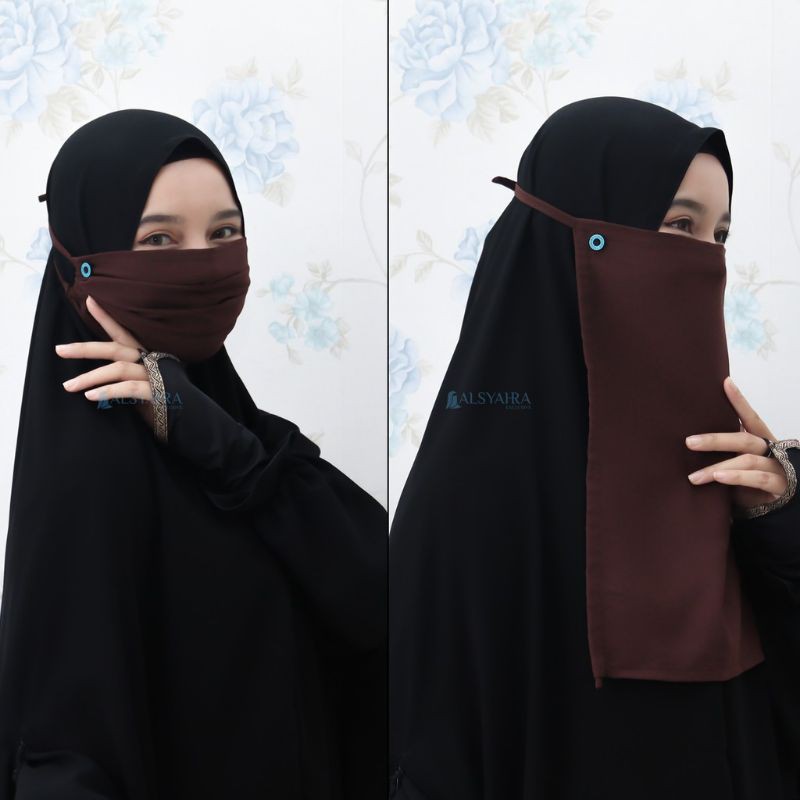 Masker Cadar  (Masdar) Raudhah Alsyahra Exclusive