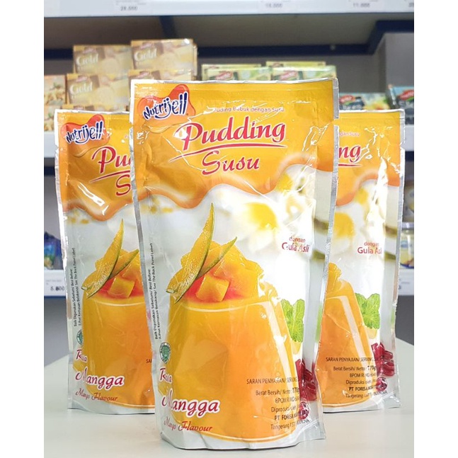 

Nutrijel Mangga Puding Susu 170Gr / Nutrijel Puding Mangga Susu