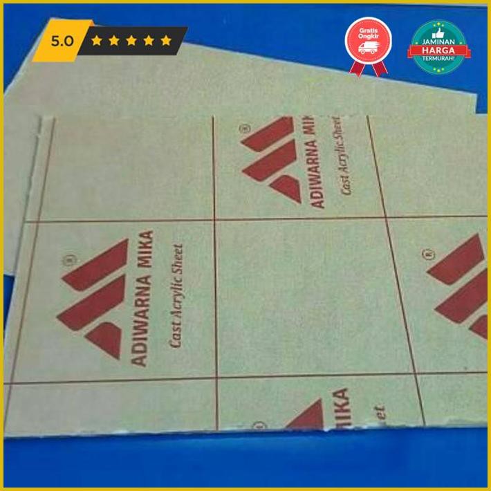

Kerajinan Tangan Acrylic Lembaran Uk 80X30 Cm/ 3Mm Bening Free Ongkir
