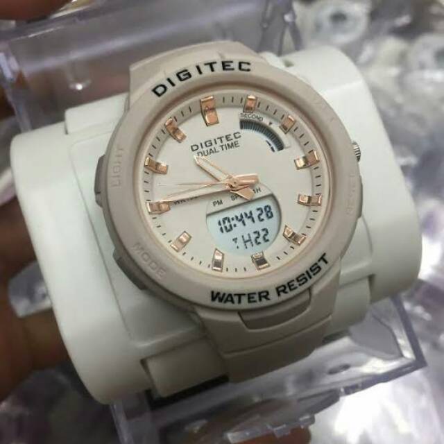 KARUNIA JAM - JAM TANGAN WANITA DIGITEC DOUBLE TIME DIGITEC ORIGINAL DIGITEC MURAH JAM TANGAN WANITA