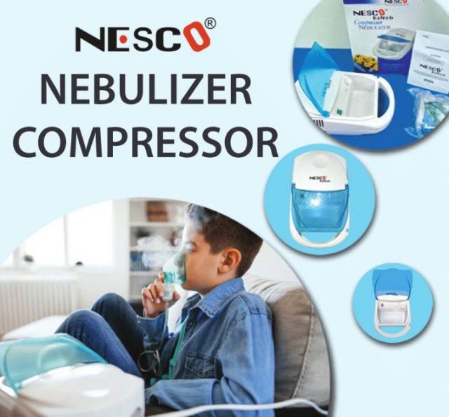 Nebulizer Nesco Ez-Neb / Compressor Nebulizer Original Nesco EzNeb / Alat Bantu Pernafasan