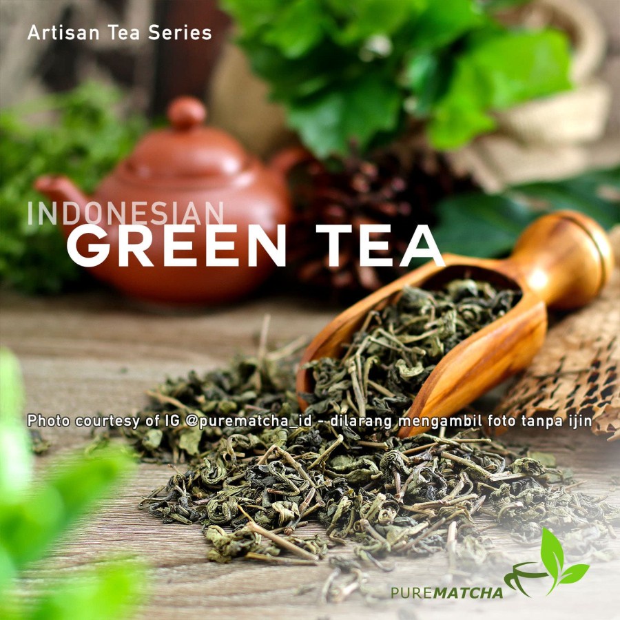 

Artisan Tea Cafe - Indonesian Green Tea 50gr Teh Hijau Indonesia Asli