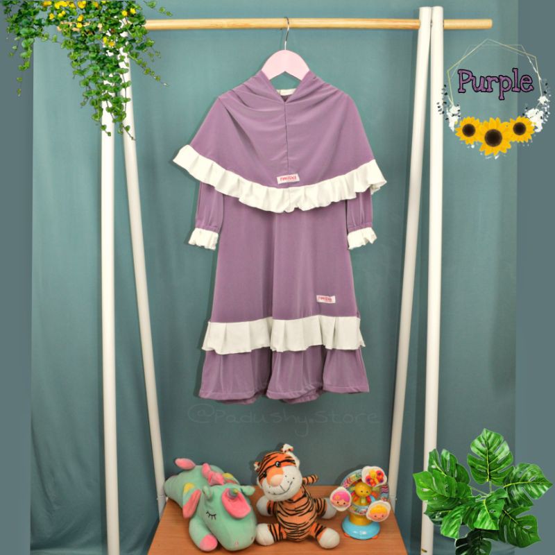 Gamis Anak - Ungu - Humaira Series