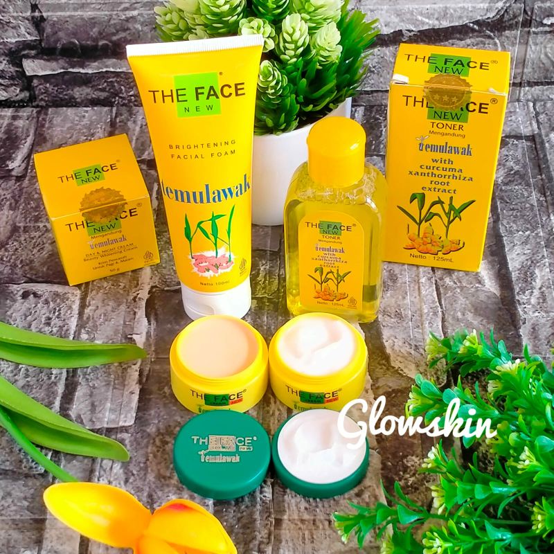 THE FACE PAKET KRIM TEMULAWAK ASLI BPOM isi 4