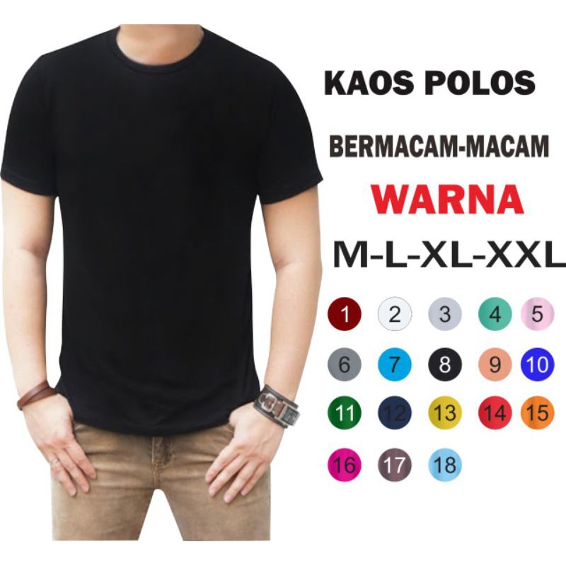 Jual KAOS OBLONG POLOS/COTTON PREMIUM Indonesia|Shopee Indonesia