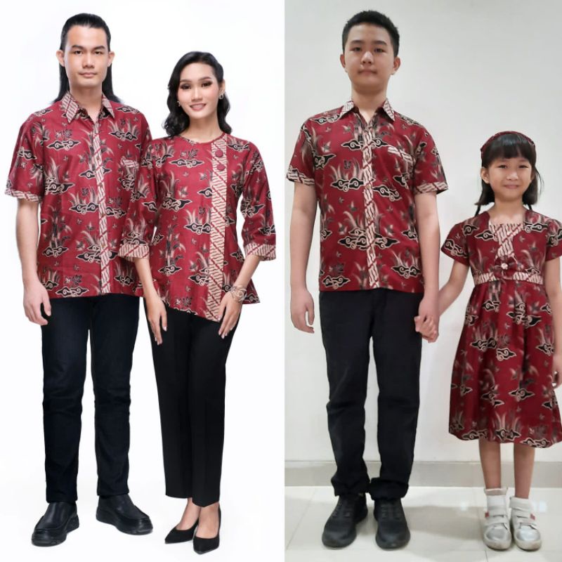 Batik Cauple / sarimbit Blus ( Atasan) Amora