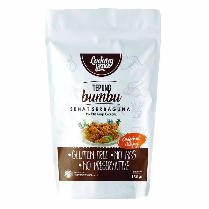 

Ladang Lima Tepung Bumbu Goreng Sehat Serba Guna No MSG 150gr - Ladang Lima