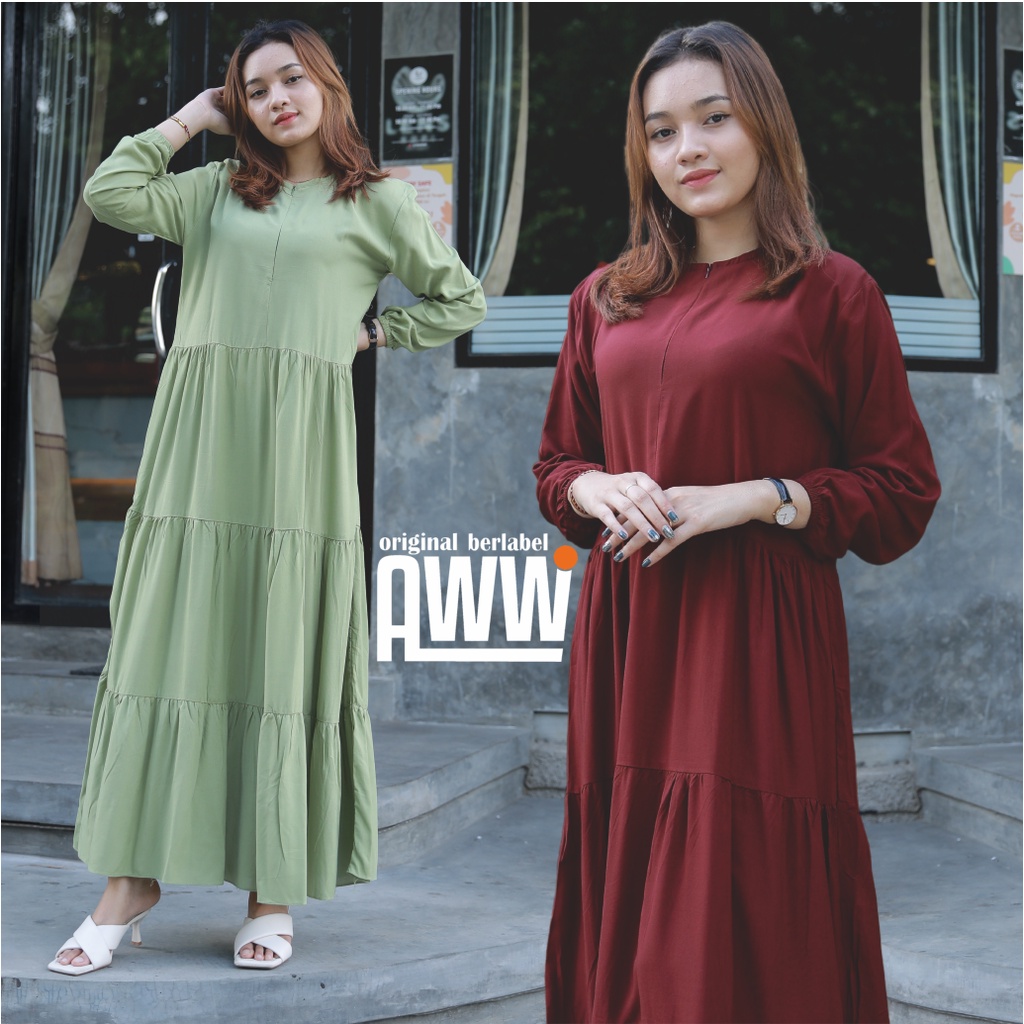 Murah DEYAN - Lily long dress - original AWW Keren