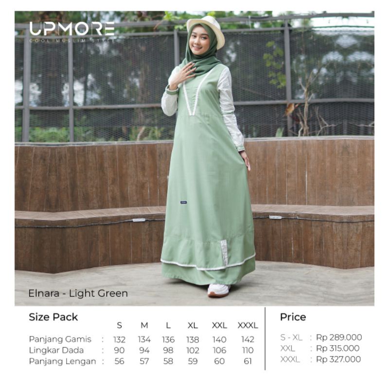 GAMIS UPMORE ELNARA WILD ROSE ELNARA LIGHT GREEN