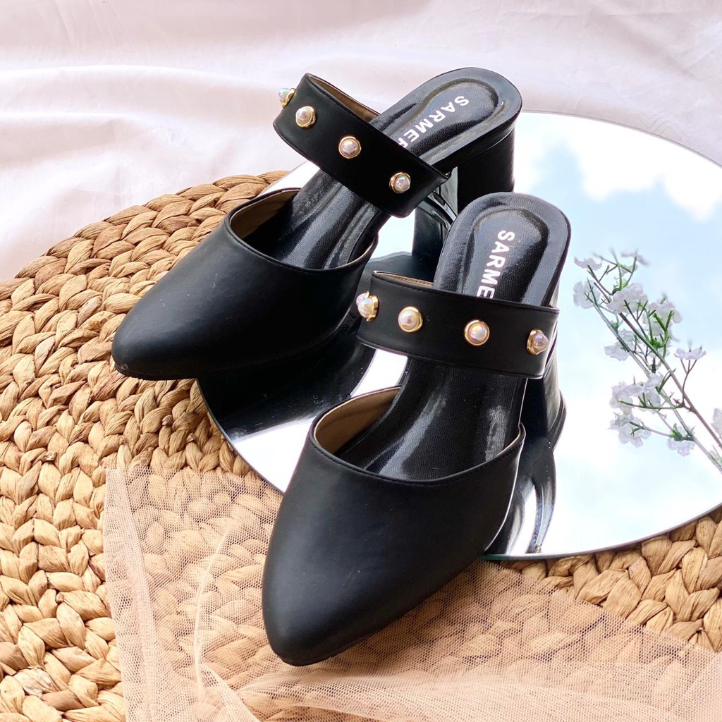 SARMER - DELIANE HEELS BLACK