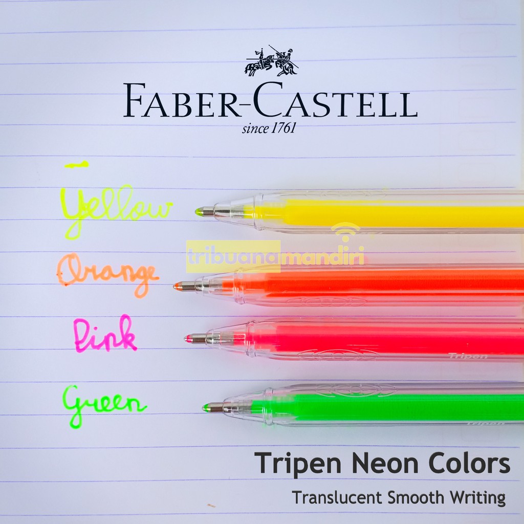 

Pen Faber Castell Tripen Neon (Satuan)