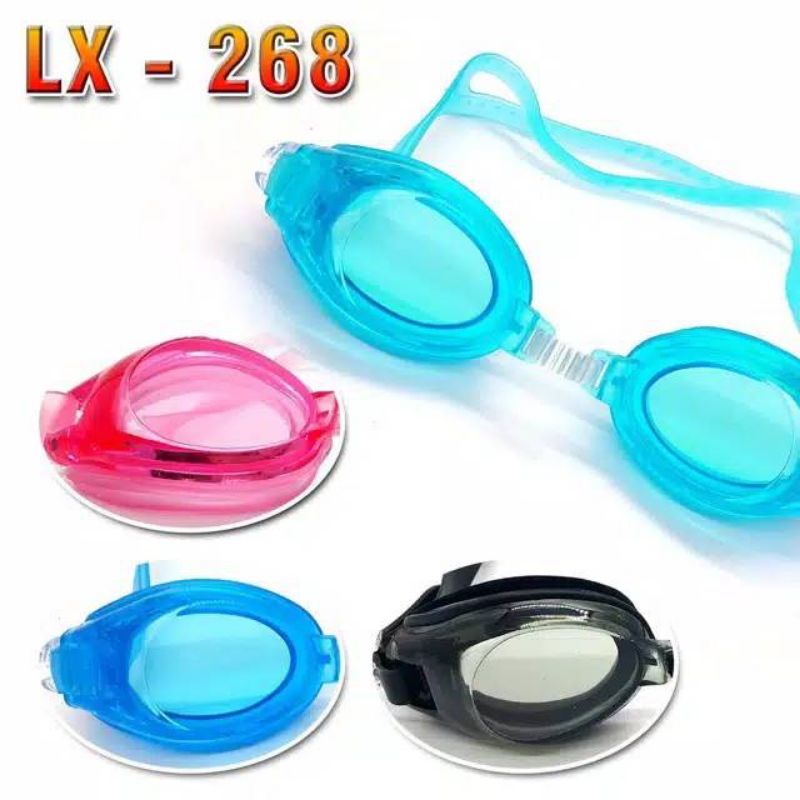 Kacamata Renang Dewasa Swimming Goggles Original Speeds LX 268 Anti fog UV Shield