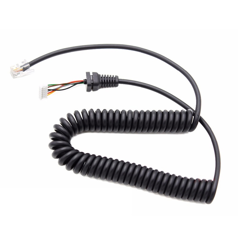 {LUCKID}Replacement Microphones Mic Cable Cord Wire for Yaesu MH48A FT7800/1907