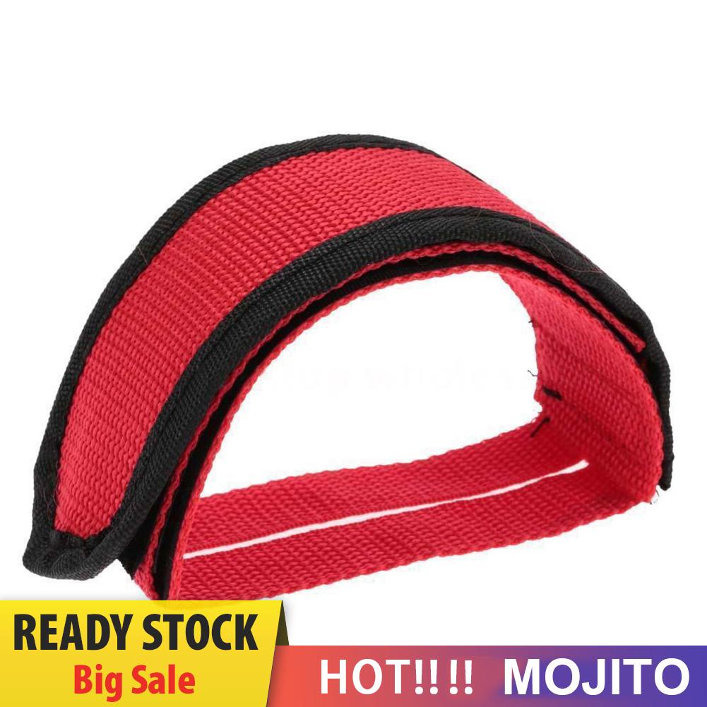 MOJITO 1pc Nylon Bicycle Pedal Adhesive Strap Fixed Gear Bike Toe Clip Strap Belt