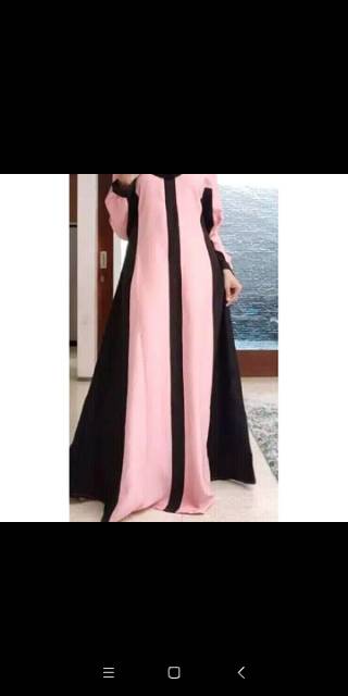 Gamis murah dress murah busana muslim wanita terbaru fairus bahan moscrepe premium