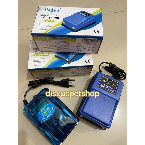 Pompa Angin Aerator Air Pump Aquarium Amara BS 410 Amara Q6