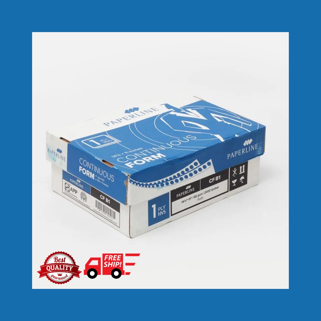 

KERTAS CF PAPERLINE B1 PUTIH (14 7/8 X 11) 1 PLY