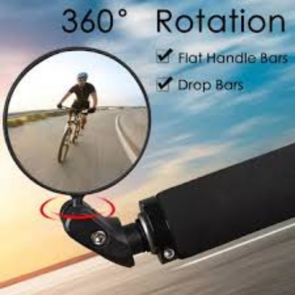 SPION JALU Aksesoris Sepeda Motor Spion Jalu 7 Cm Bulet Bisa Untuk Motor Dan Sepeda Balap Fixie BMX MTB Lipat Gunung CRF Cross Beat Street