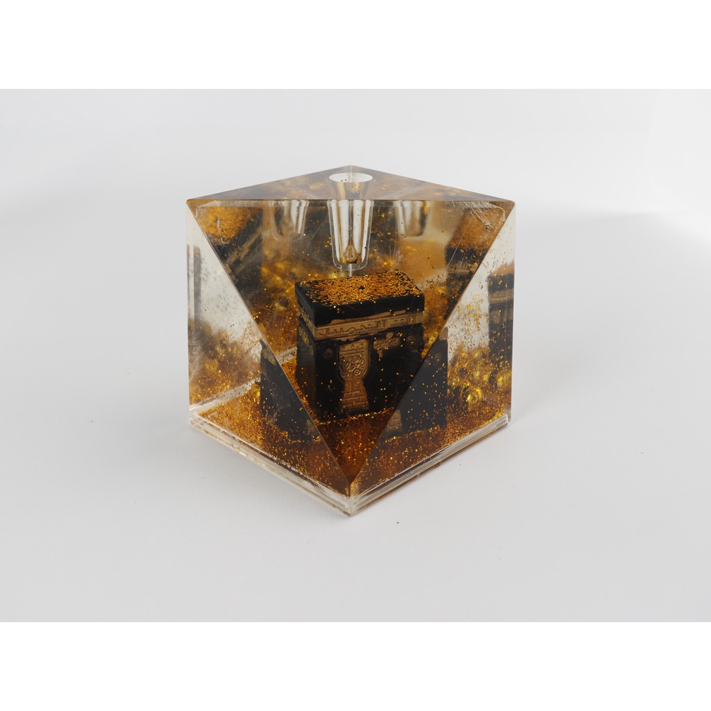 Crystal Acrylic Stand Cube Pen Holder Ukuran M/Tempat Pulpen