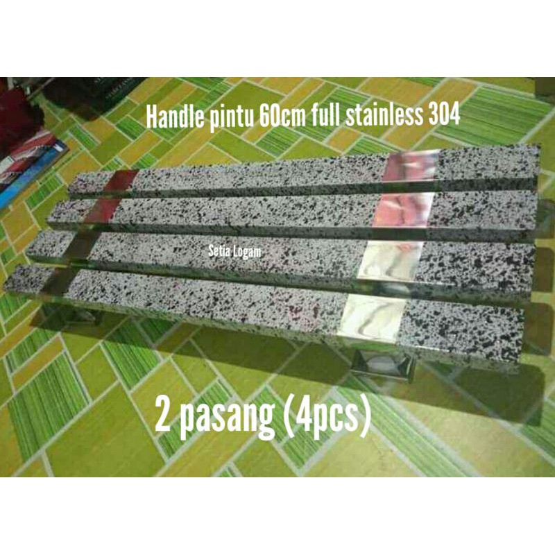 handle pintu 60cm, Stainless 304, 2 pasang (4pcs)