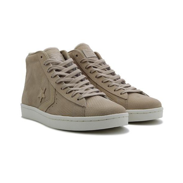 converse pro leather mid green