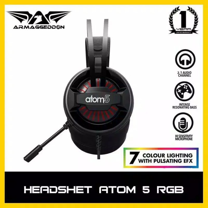 Headset gaming armaggeddon nuke 5