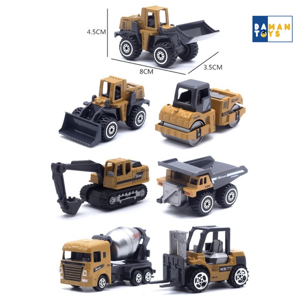 Mainan Mobil Truck Construction Engineer Excavator Alat Berat Mainan Anak Laki Laki