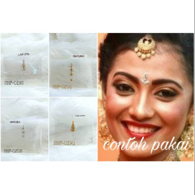 Bindi + Anting Hidung Tempel