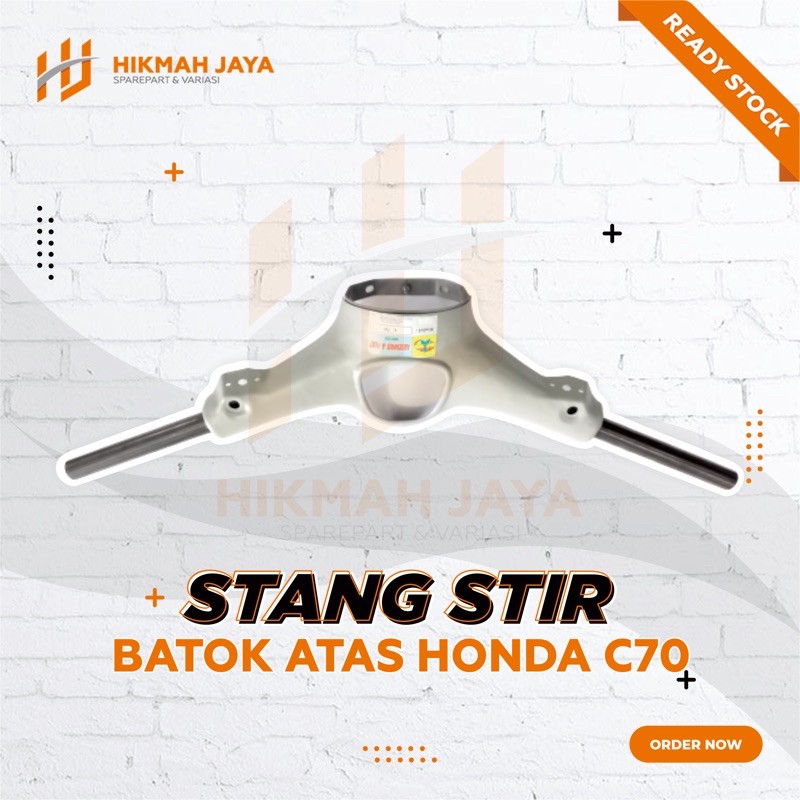 Stang Motor Batok c70 Atas Murah / Stir Batok Atas c70 Tebal