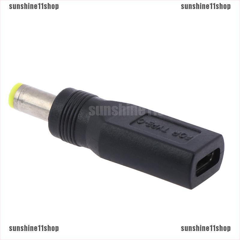 1pc USB 3.1 Tipe C Female to 5.5mm x 2.5mm Male DC Power