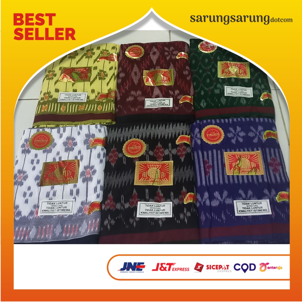 (GROSIR) Sarung Tenun Goyor ATBM AL- Fajri Kodian