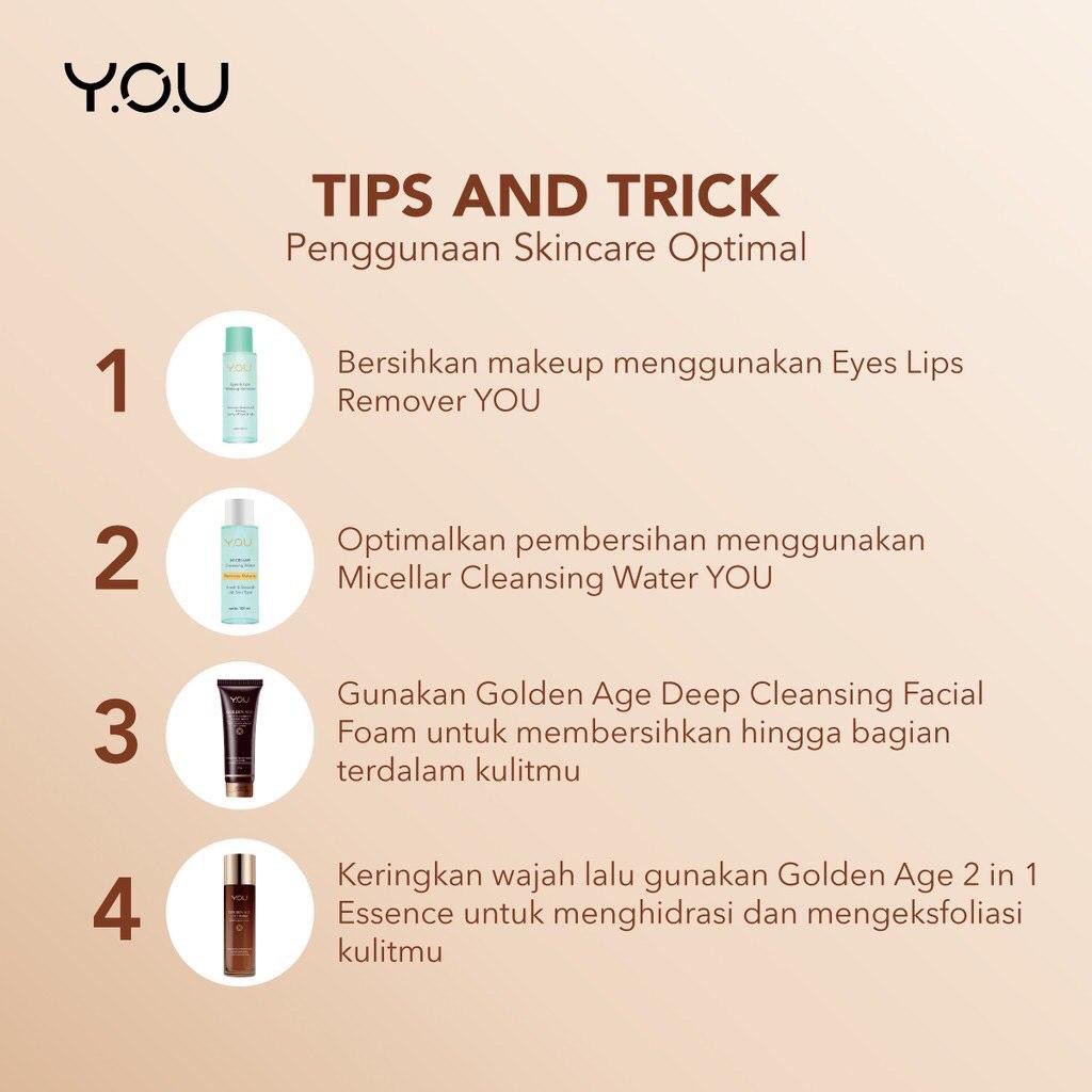 YOU Golden Age Perawatan Lengkap Revitalizing, Essence, Illuminating, Energizing, Serum,Facial Wash